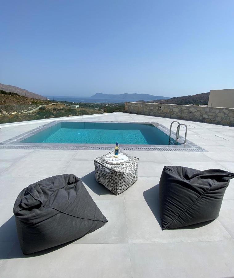 Luxurious Villa Cretan Aura With Private Heated Pool, Jacuzzi And Playroom Agios Ioannis  Exterior photo