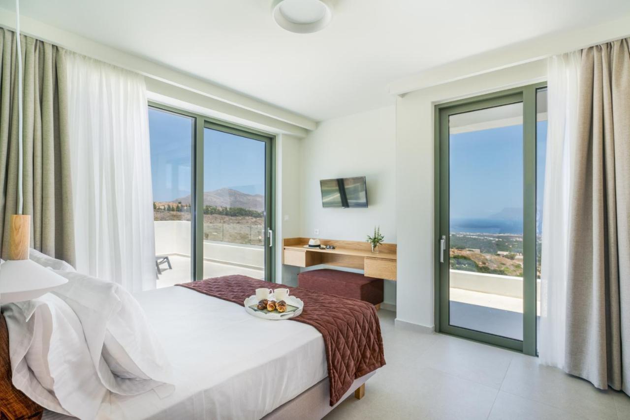 Luxurious Villa Cretan Aura With Private Heated Pool, Jacuzzi And Playroom Agios Ioannis  Exterior photo
